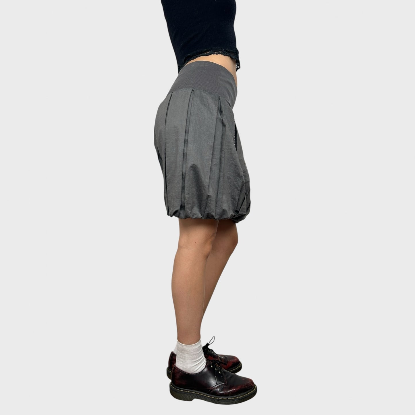 Cop Copine Grey Bubble Skirt - S