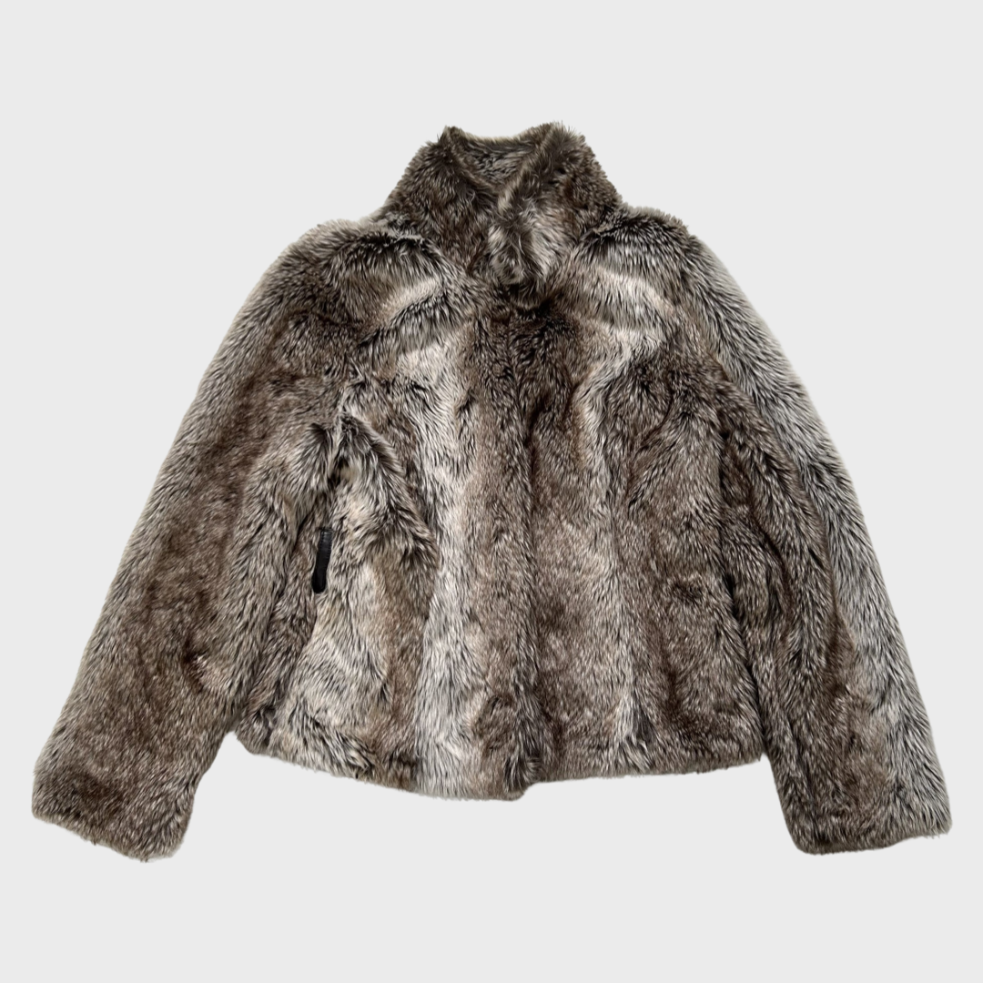 Faux fur jacket