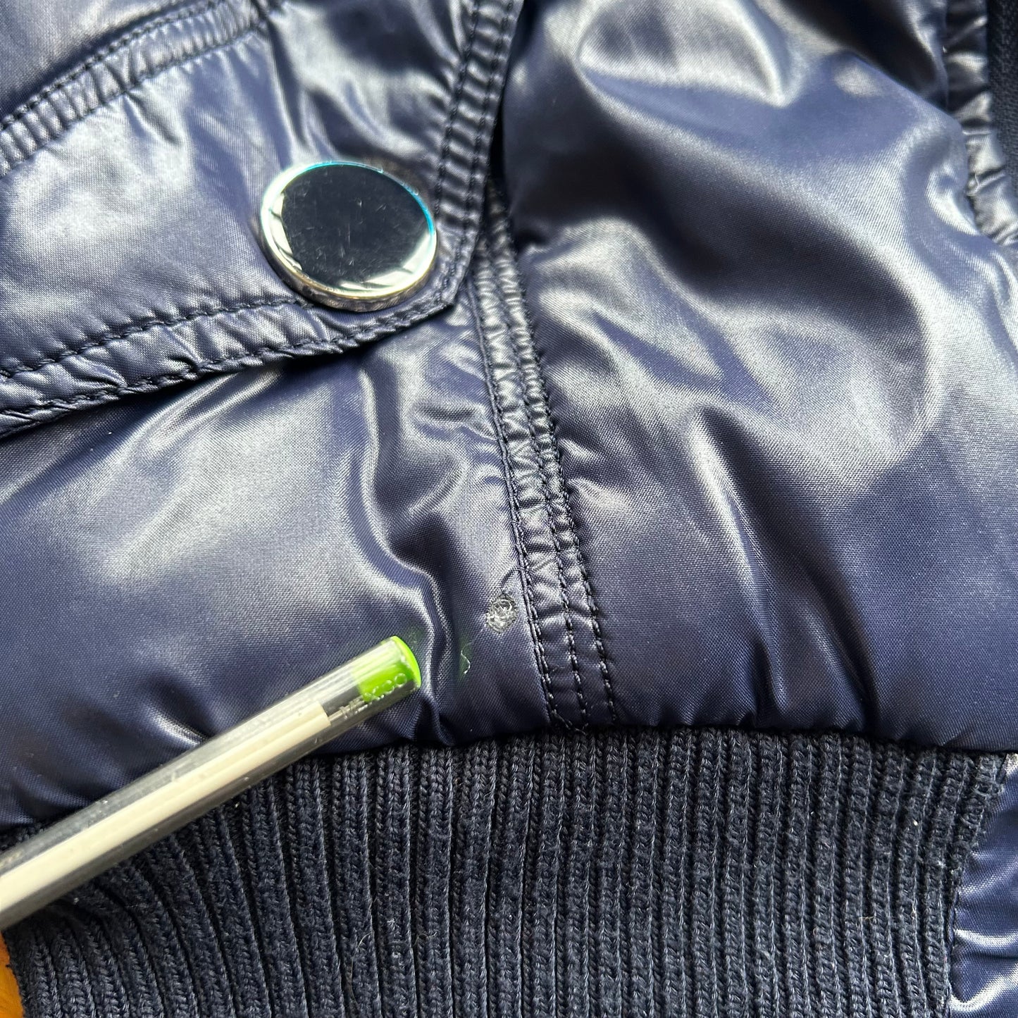 Vintage Cropped Bomber Jacket - S