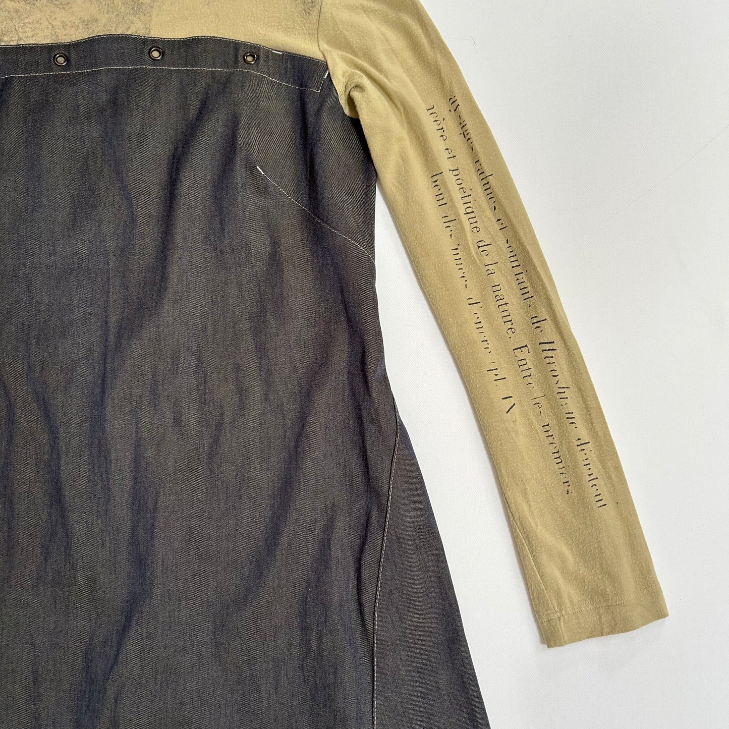 Cop Copine Long-Sleeved Denim Maxi Dress