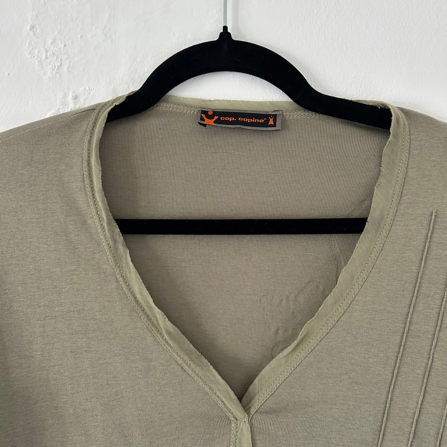 Cop Copine Khaki T-Shirt - Size M