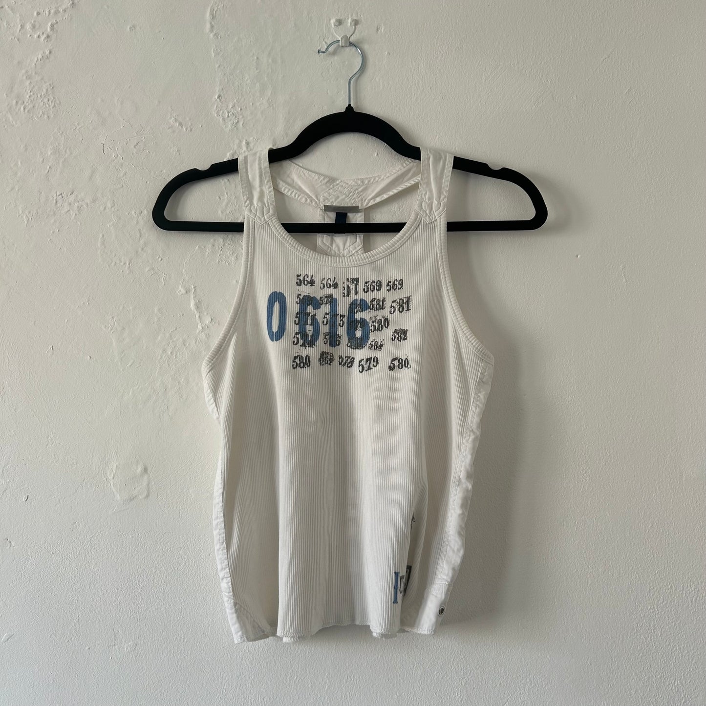 Vintage IKKS Graphic Ribbed Tank - Size M