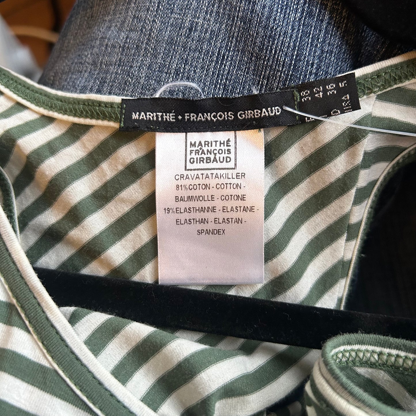 Marithé François Girbaud Striped Top - S/M