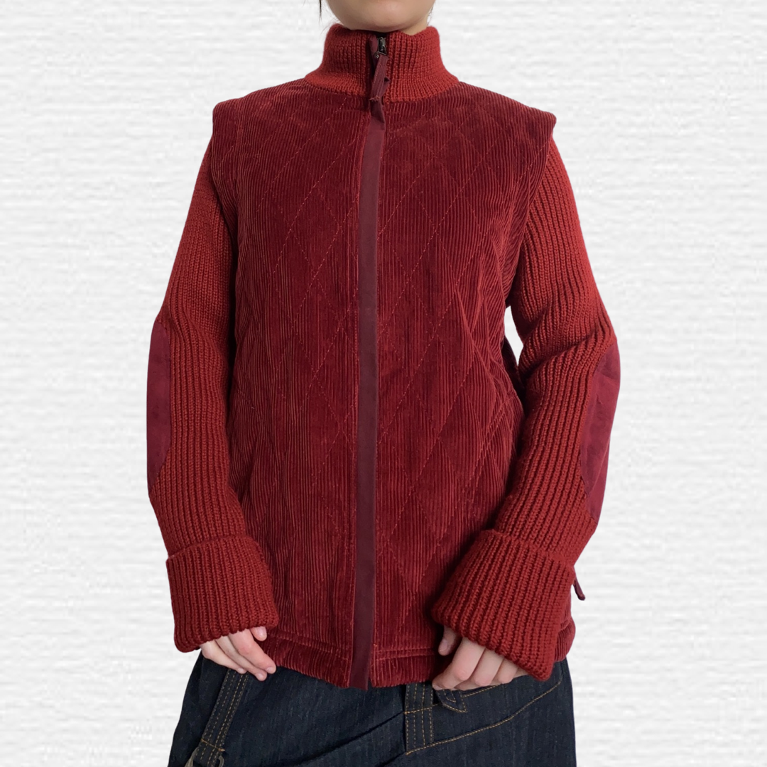 D&G red zip up jumper