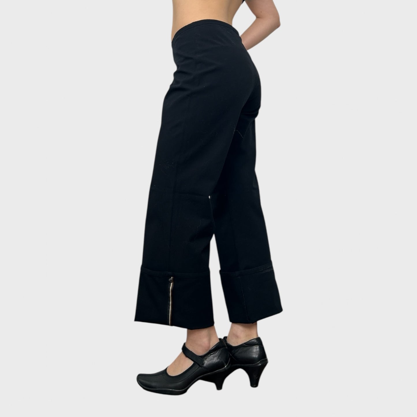 Cop Copine Adjustable Wide Leg Trousers - L