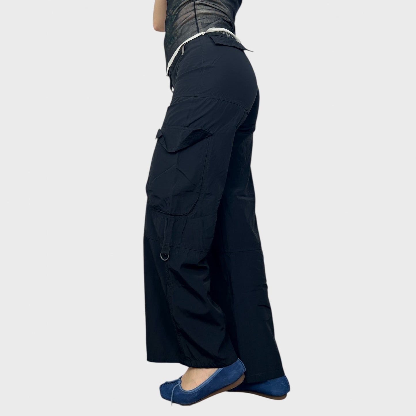 Cop Copine Baggy Cargo Trousers - S