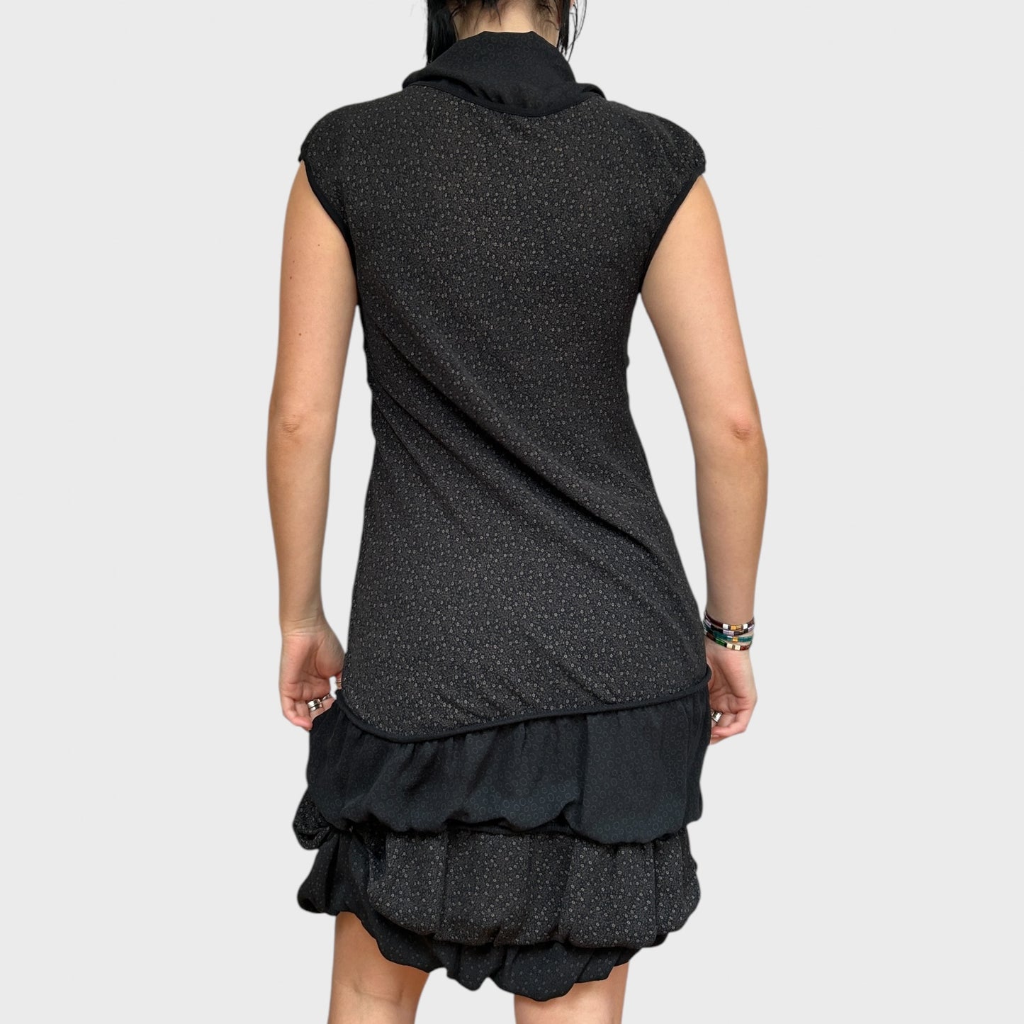 Vintage Cop Copine Ruched Midi Dress