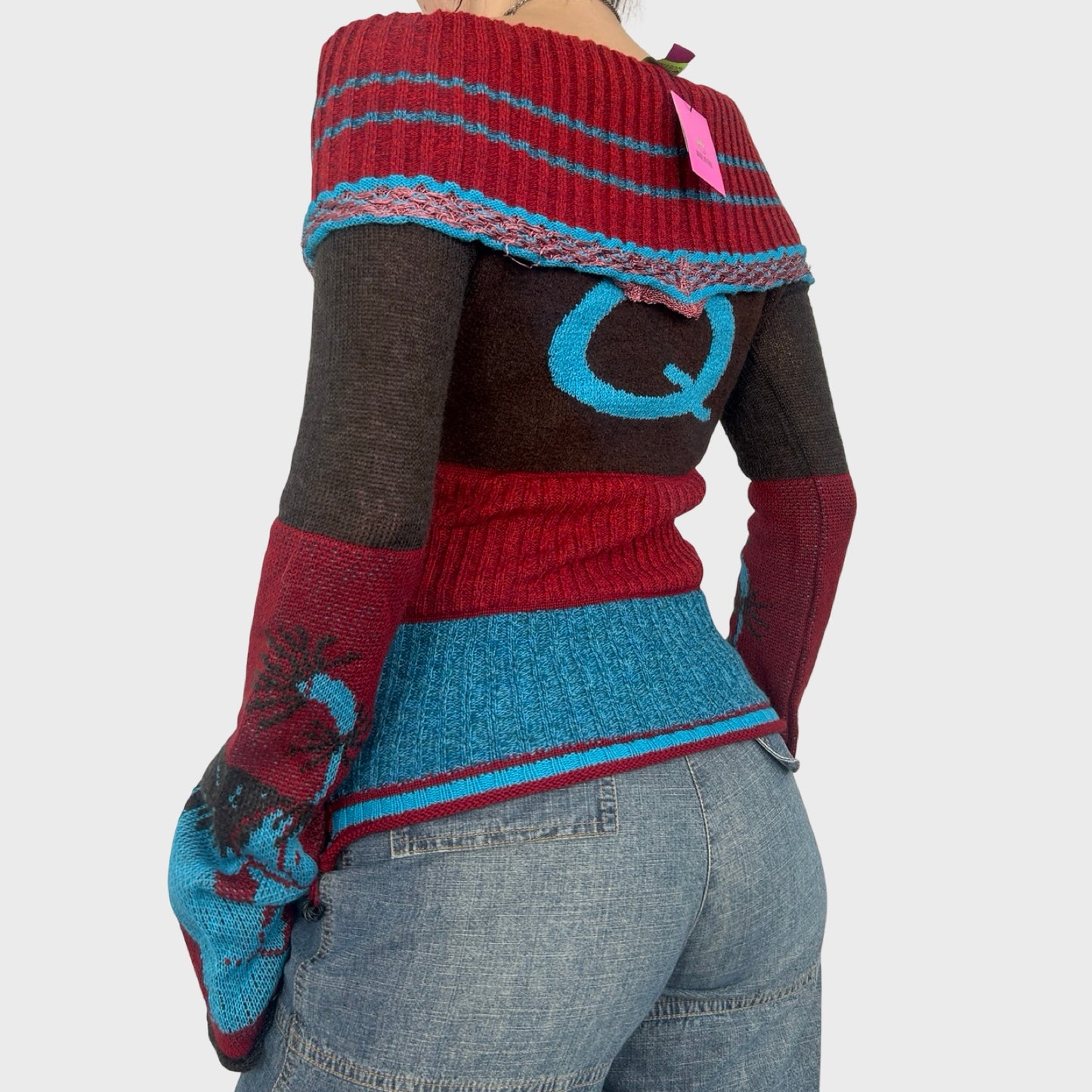 Save The Queen BNWT Graphic Off Shoulder Jumper - S