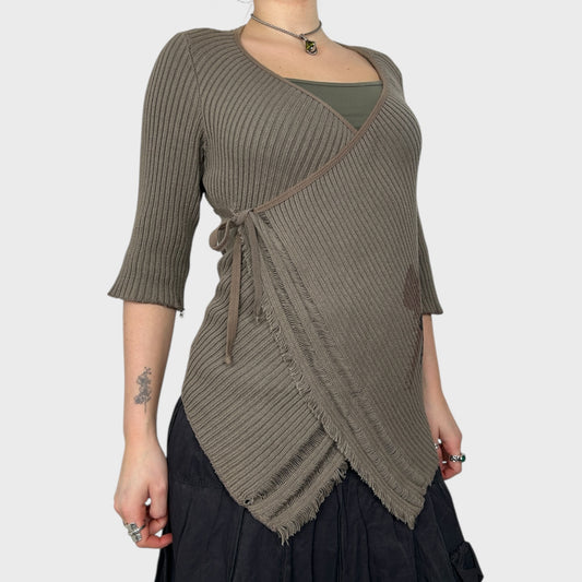 Cop Copine Tie Wrap Knit Jumper - M/L
