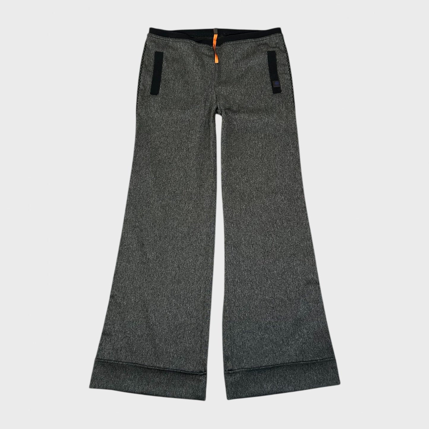 Cop Copine Speckled Wide-Leg Trousers - Size XL