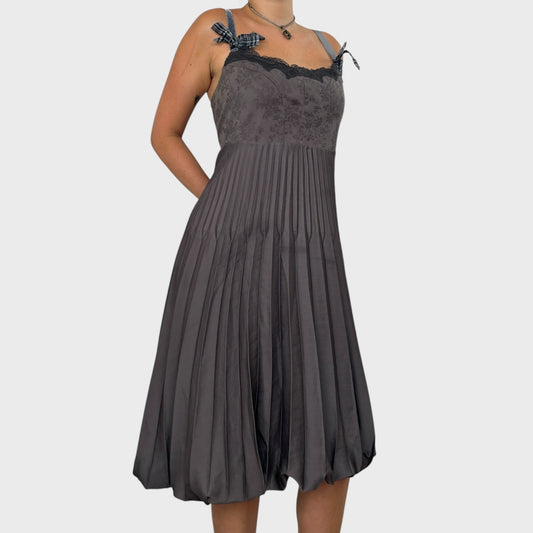 Cop Copine Pleated Mini Dress - L (Faulty)