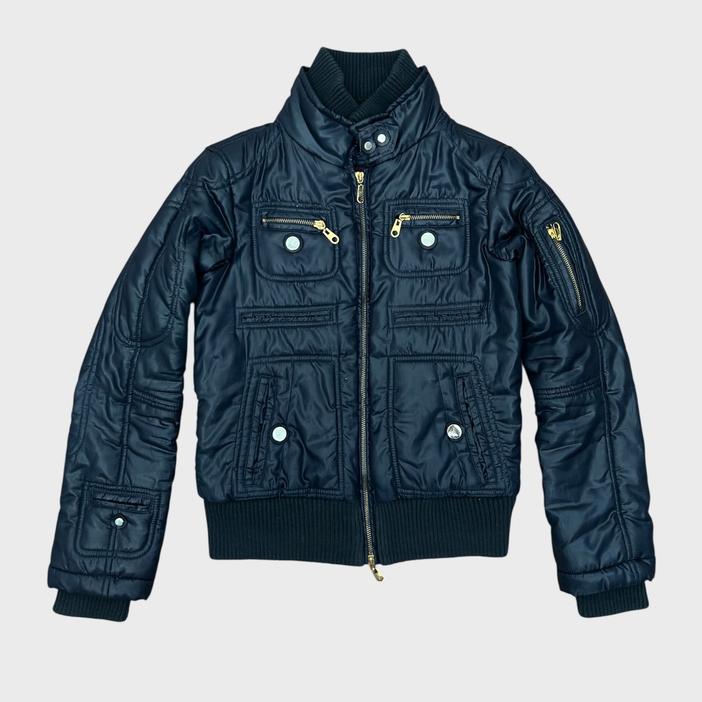 Vintage Navy Bomber Jacket - S