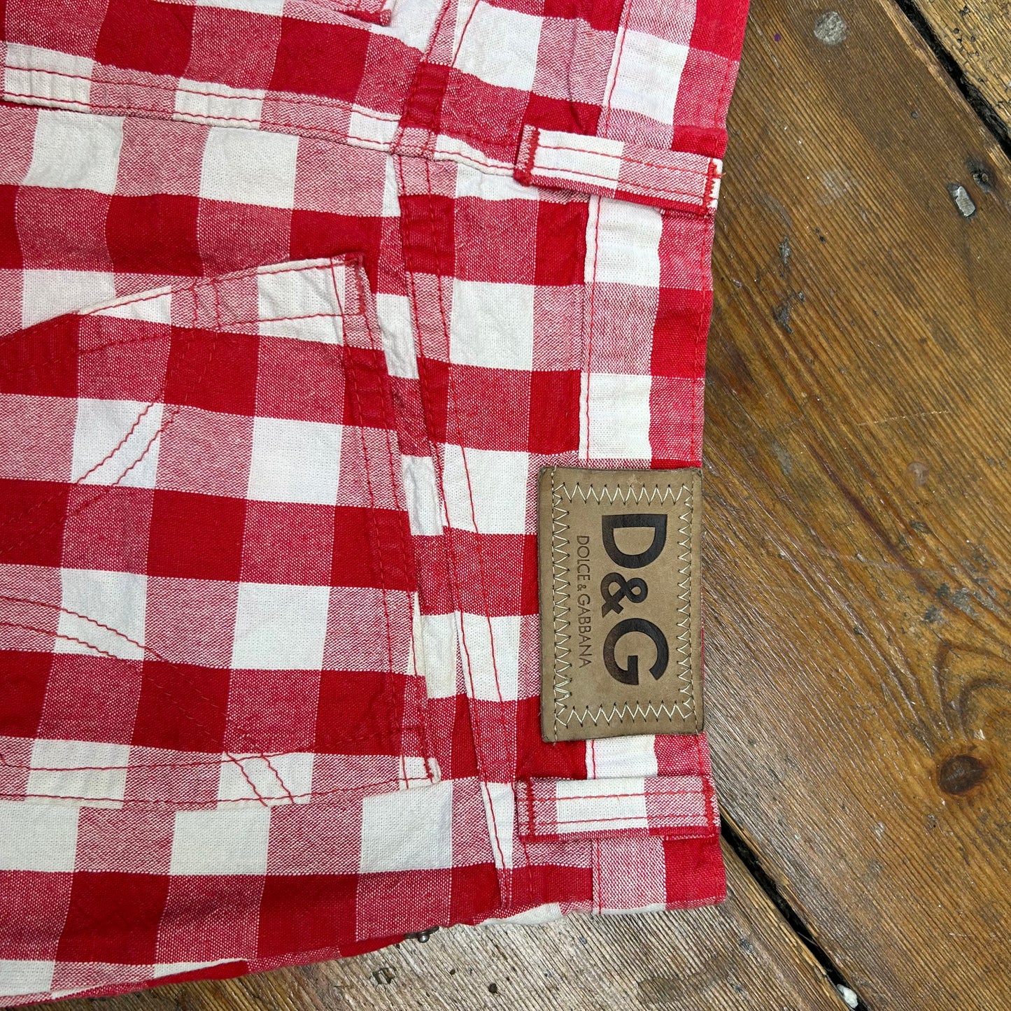 Dolce & Gabbana Gingham Mini Skirt - Size XS-S