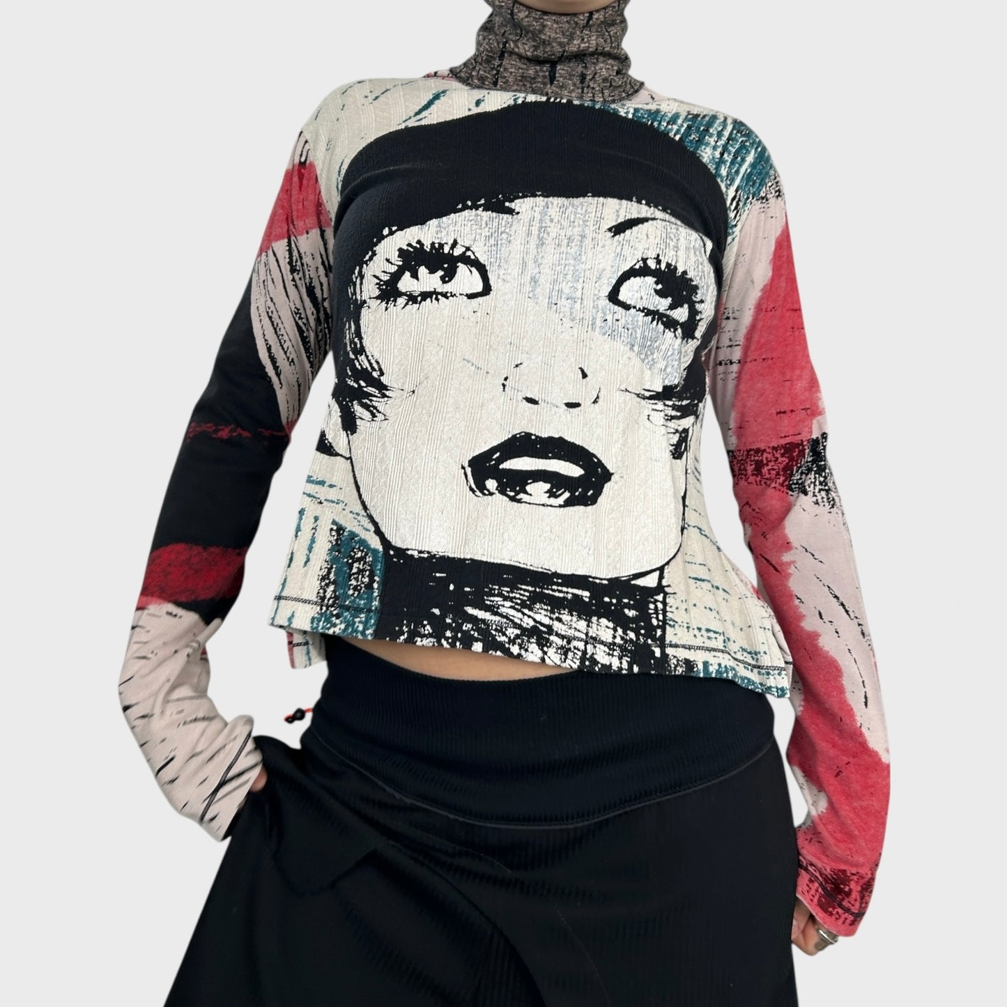 Custo Barcelona Graphic Face Top – S/M