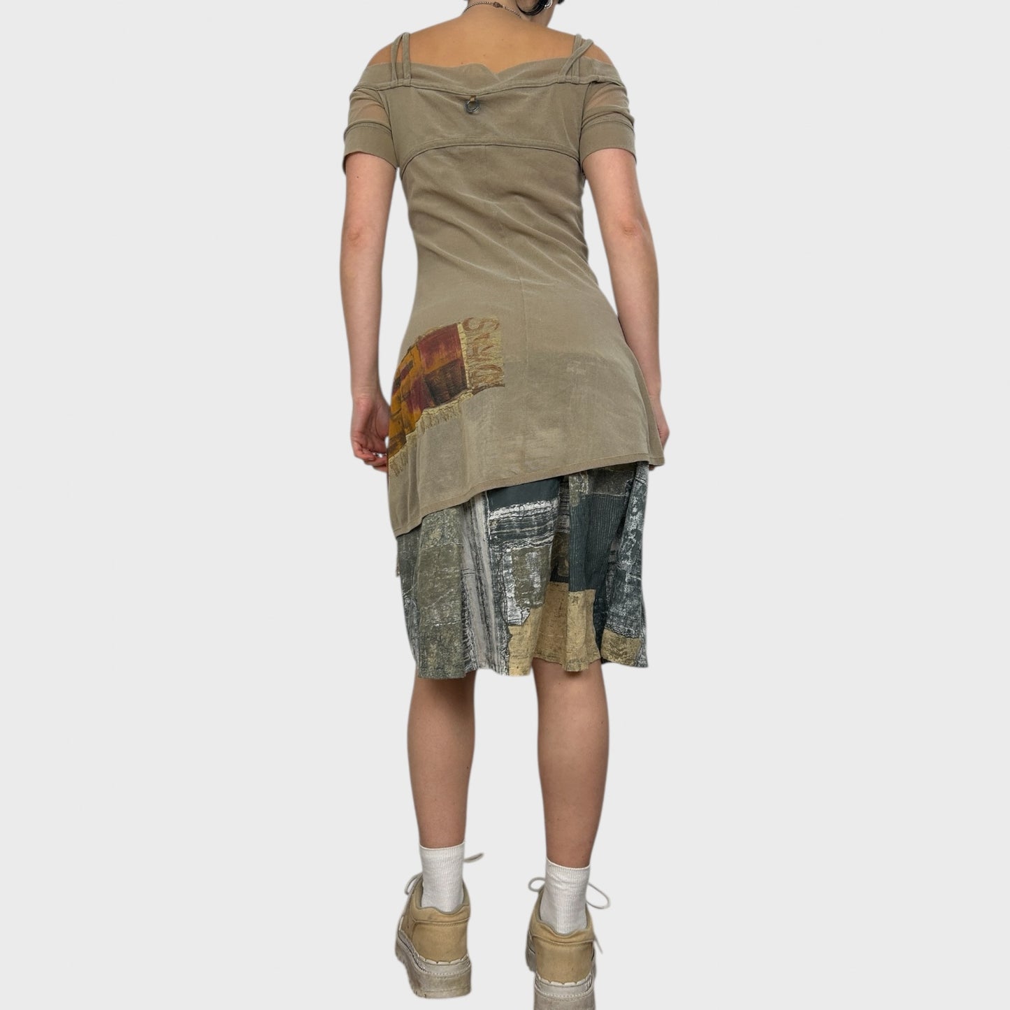 Save The Queen Layered Mesh Dress - M