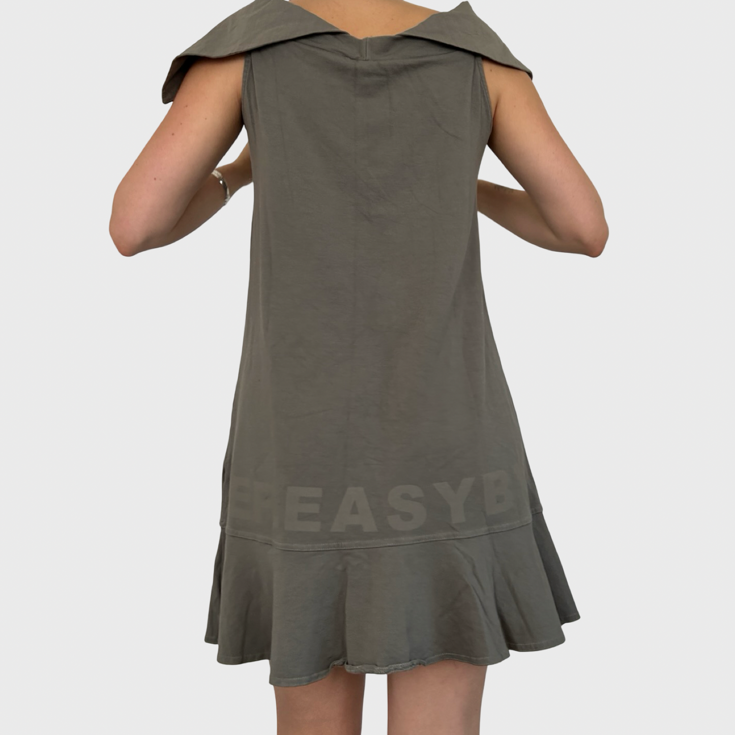 Cop Copine Khaki Babydoll Mini Dress - M/L