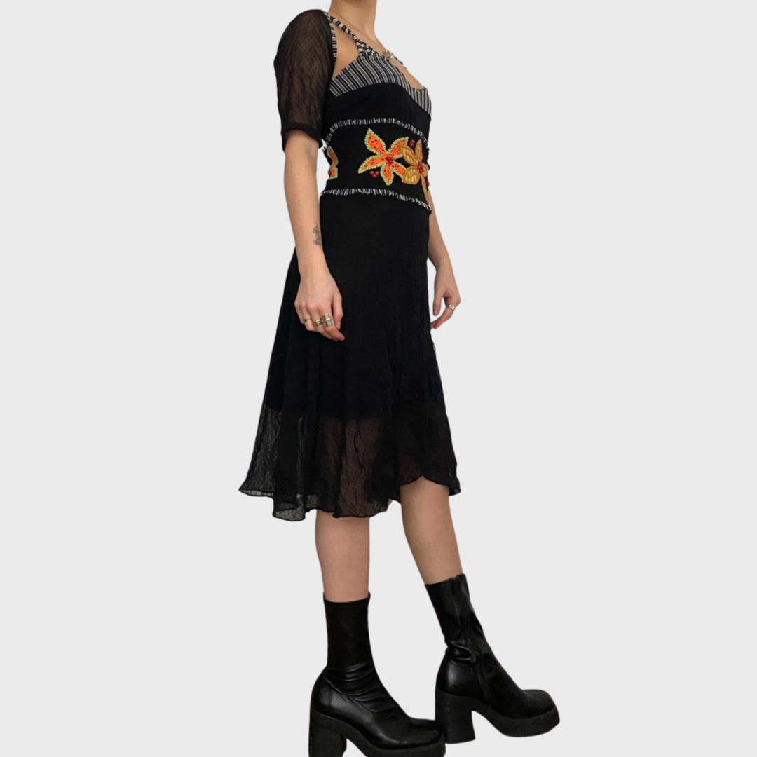 Save the Queen midi dress + shrug