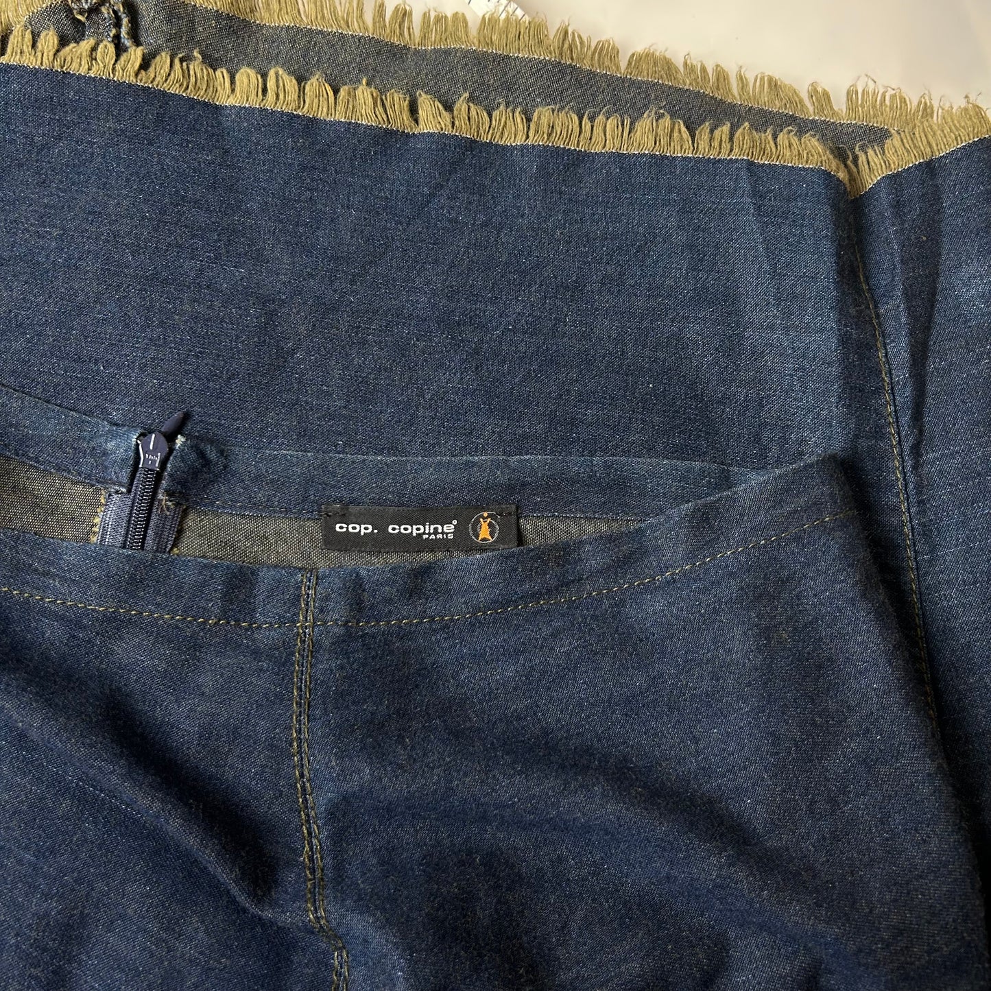 Cop Copine Denim Maxi Skirt - S/M