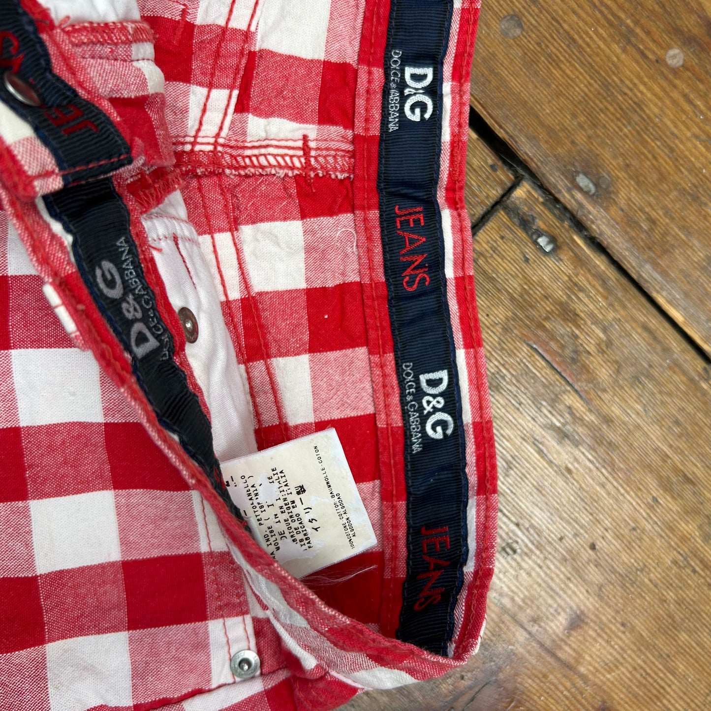 Dolce & Gabbana Gingham Mini Skirt - Size XS-S