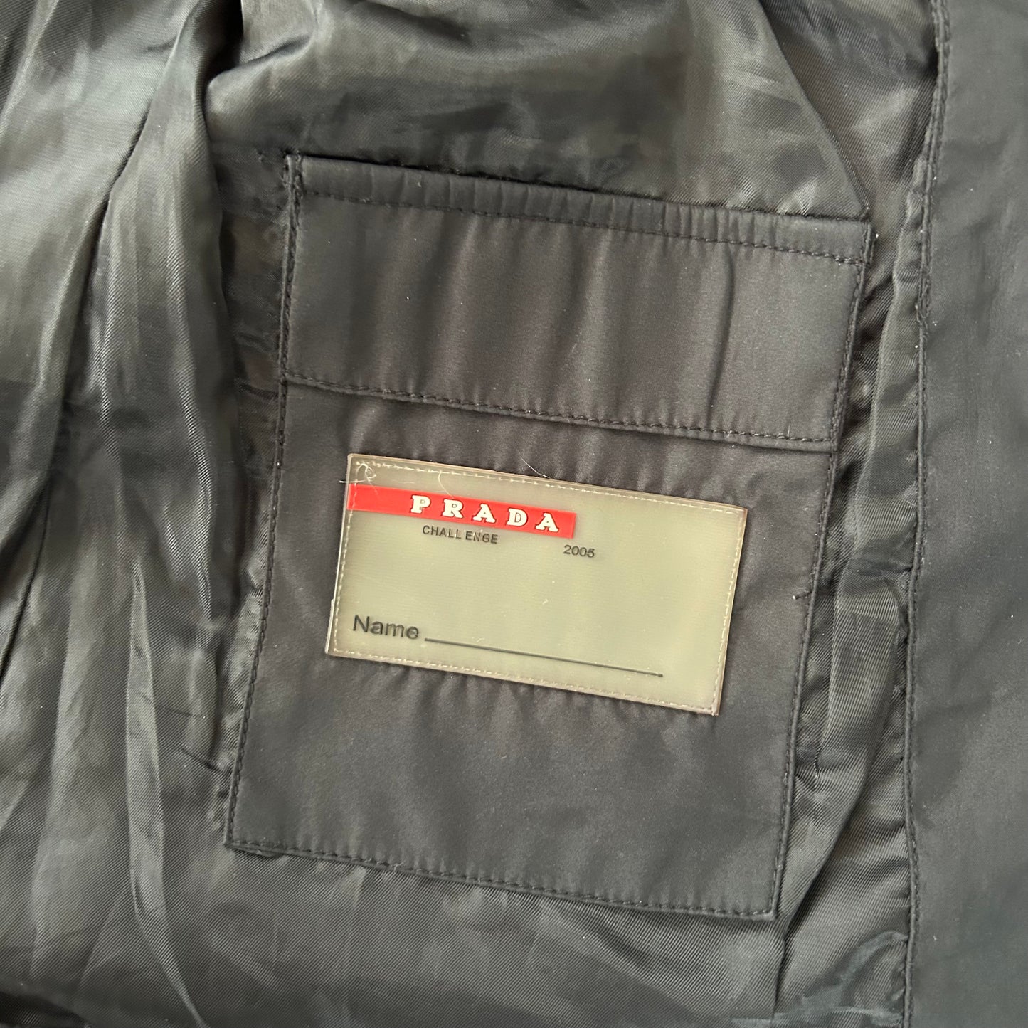 Black Vintage Prada Sport 2005 Technical Zip-Up Jacket