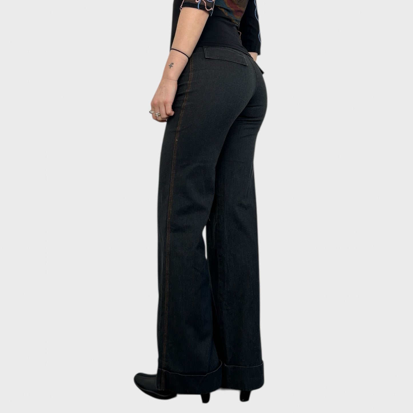 Cop Copine Charcoal Grey Trousers - S