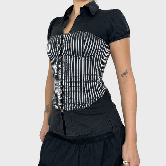 Striped Corset Blouse - XS/S
