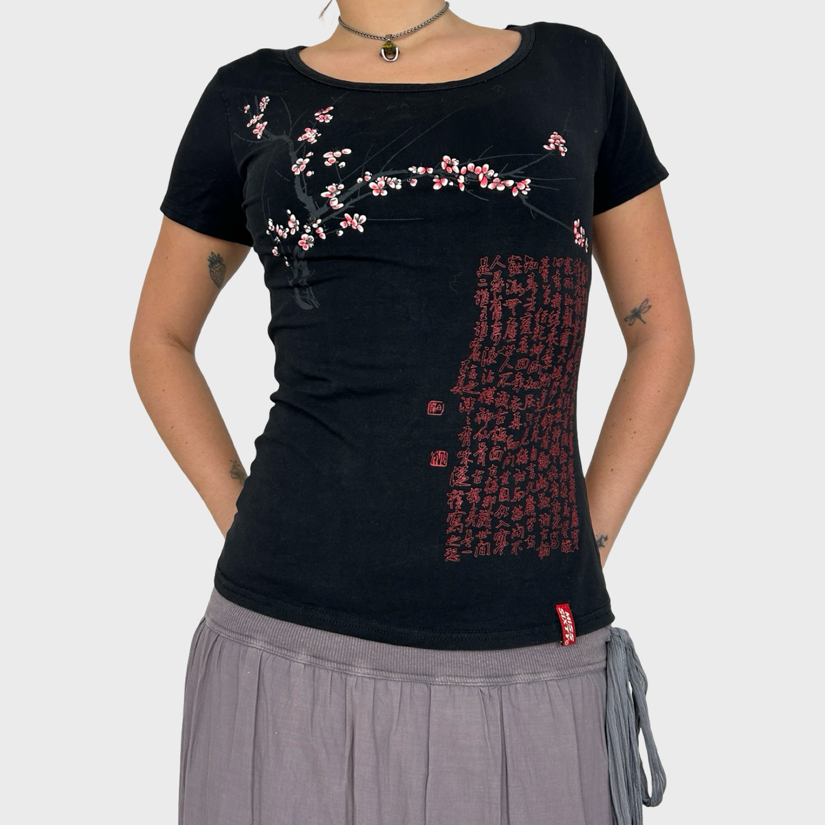 Miss Sixty Graphic Blossom Tee - S/M