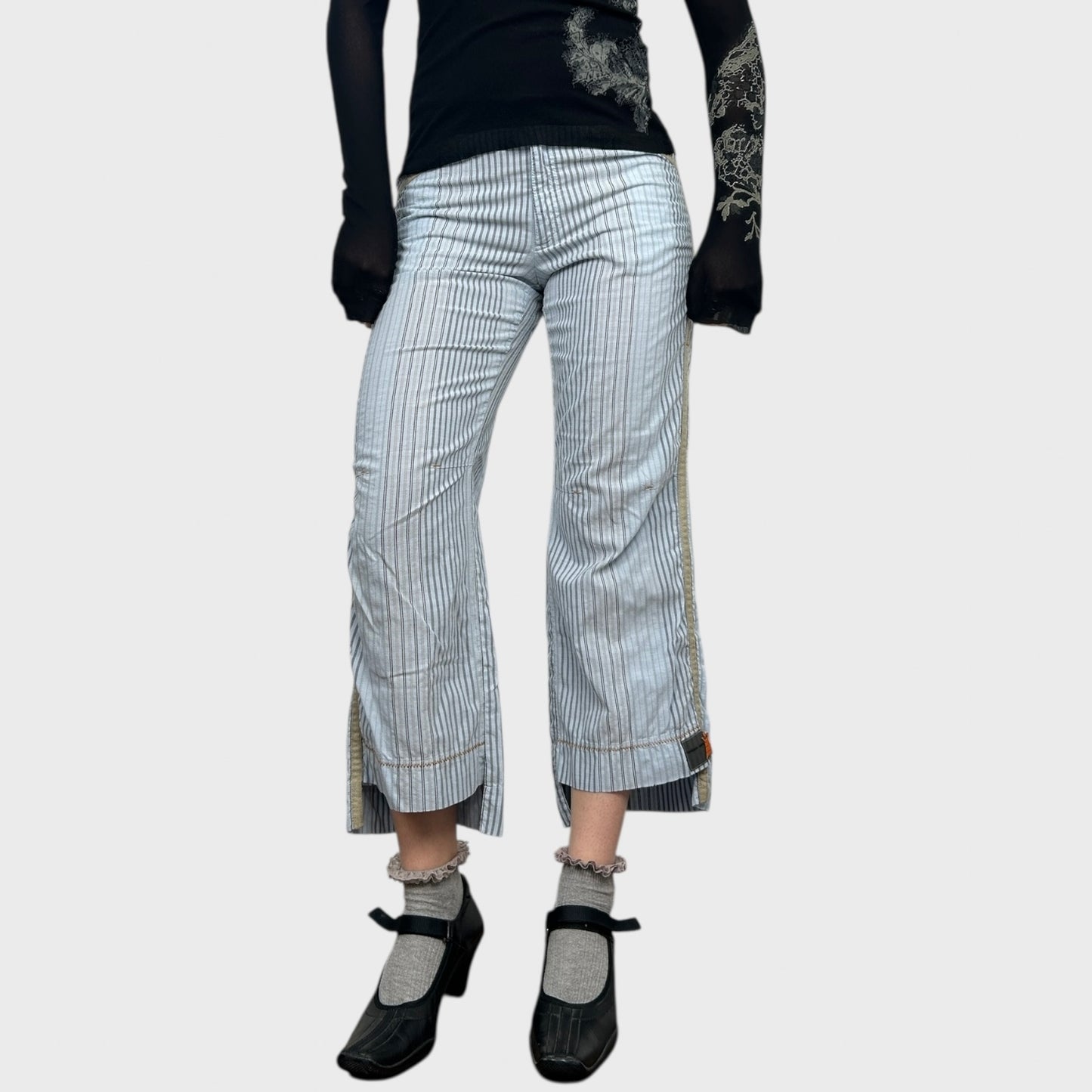 Cop Copine Striped Trousers - S/M