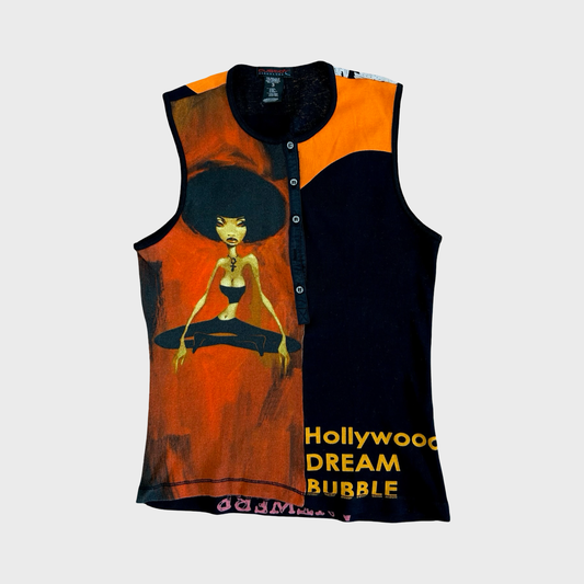 Custo Barcelona Graphic Tank Top - M