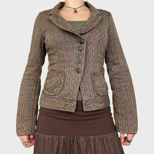 Cop Copine Checkered Jacket - S