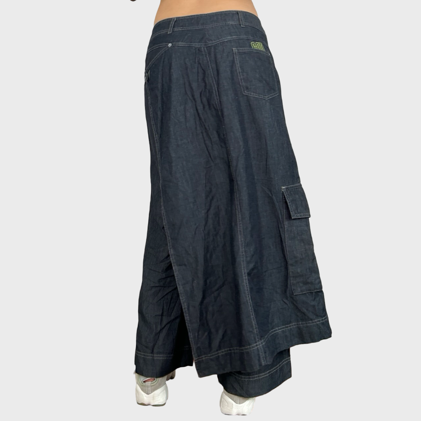 Cop Copine Denim Skirt Trousers - M