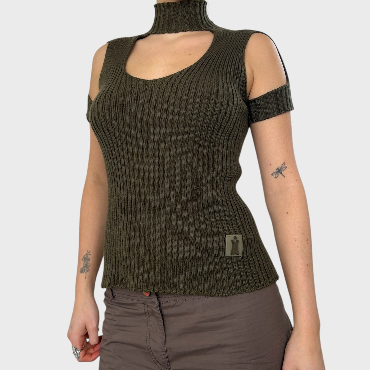 Cop Copine Cut Out Knit Top - M