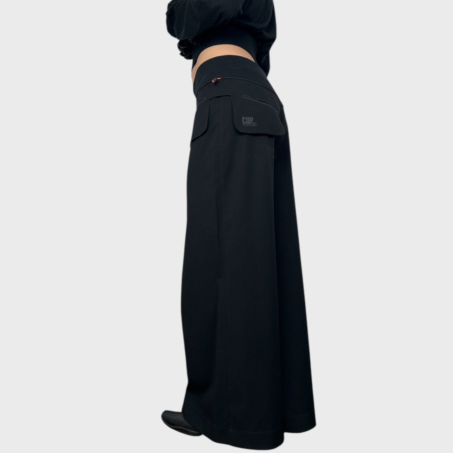 Cop Copine  Wrap Skirt Trousers - L