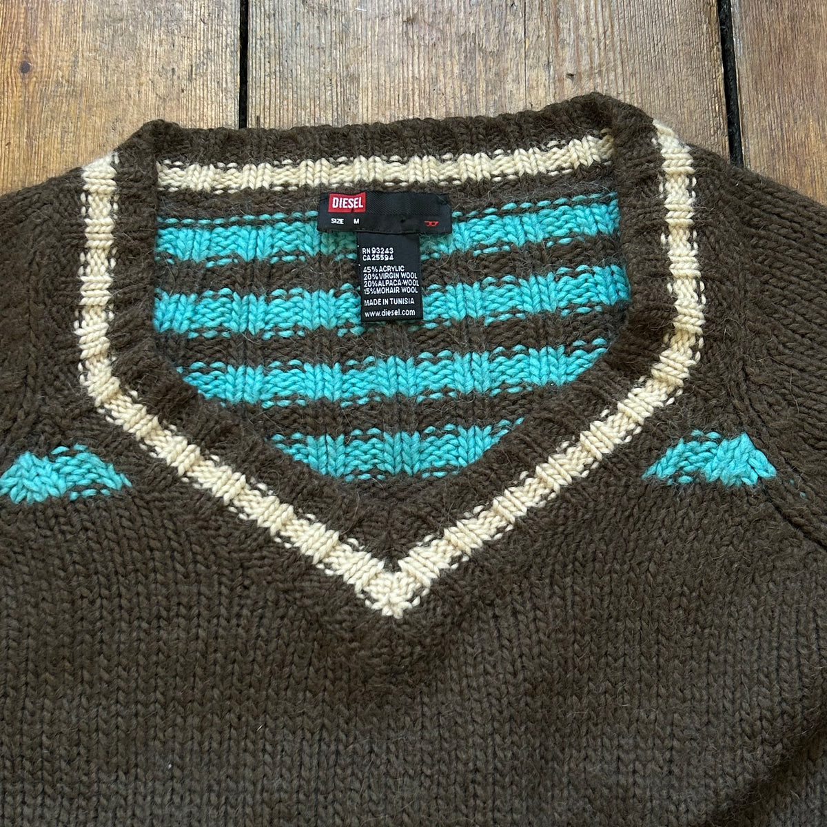 Diesel Brown Knit Jumper - S