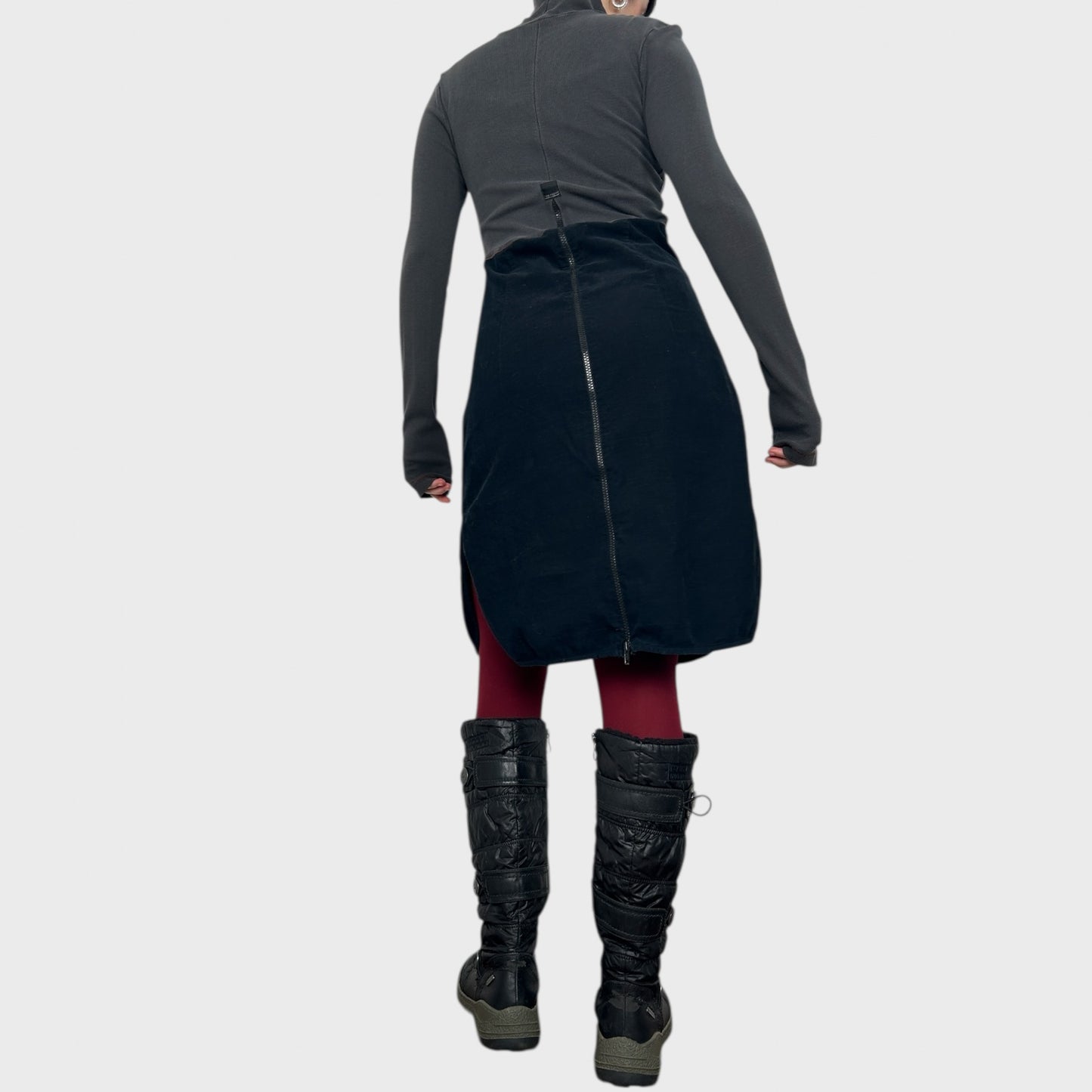 Cop Copine Bi-material High Neck Dress - M (faulty)