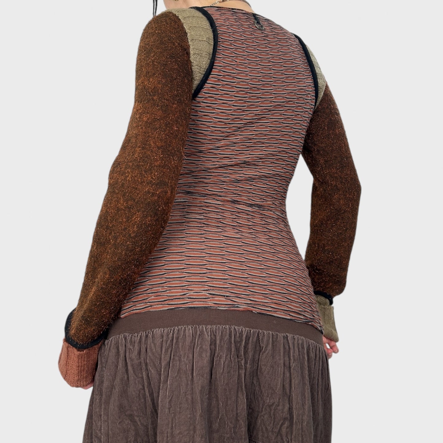 Save The Queen Mixed Material Jumper - M