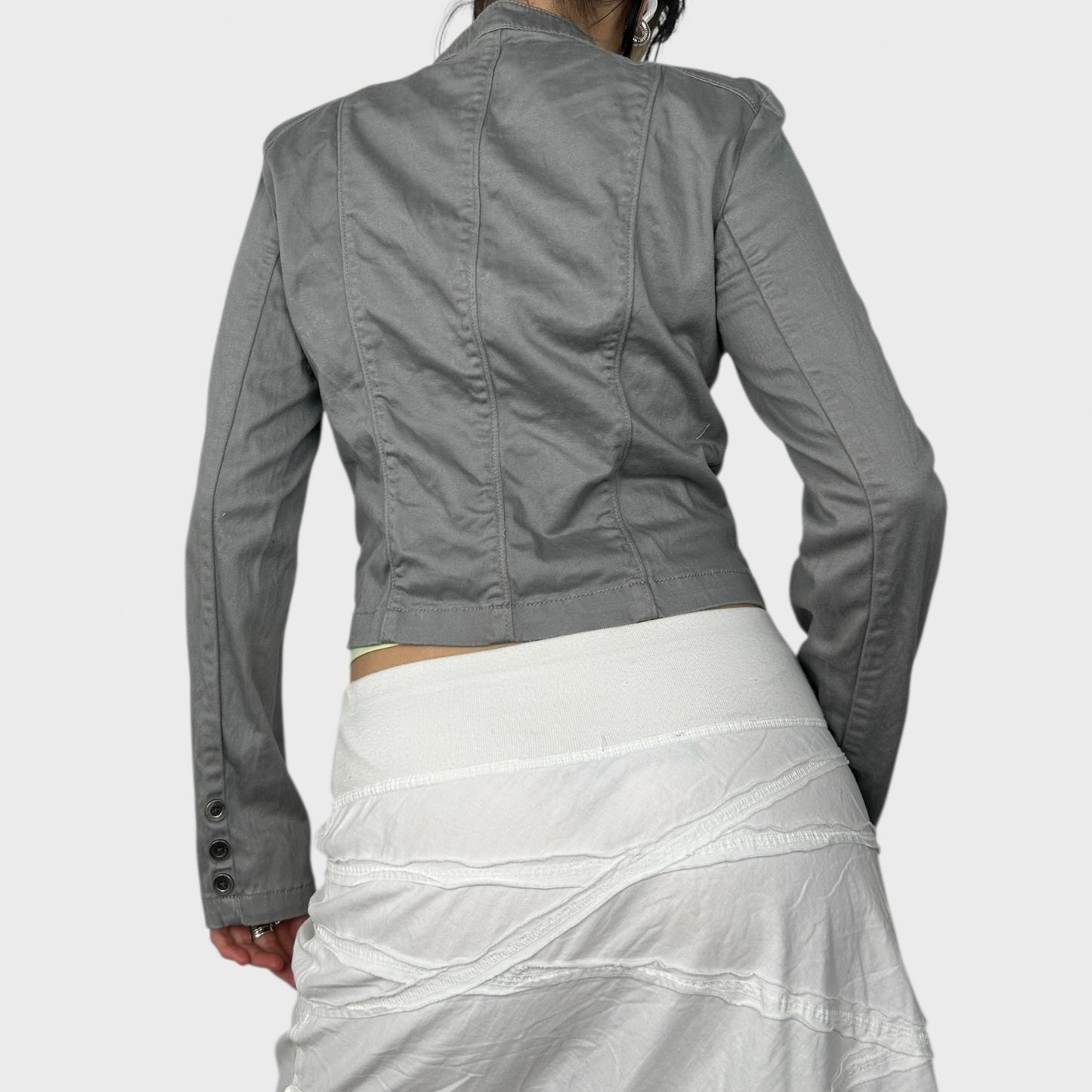 Vintage Military Style Jacket - S/M