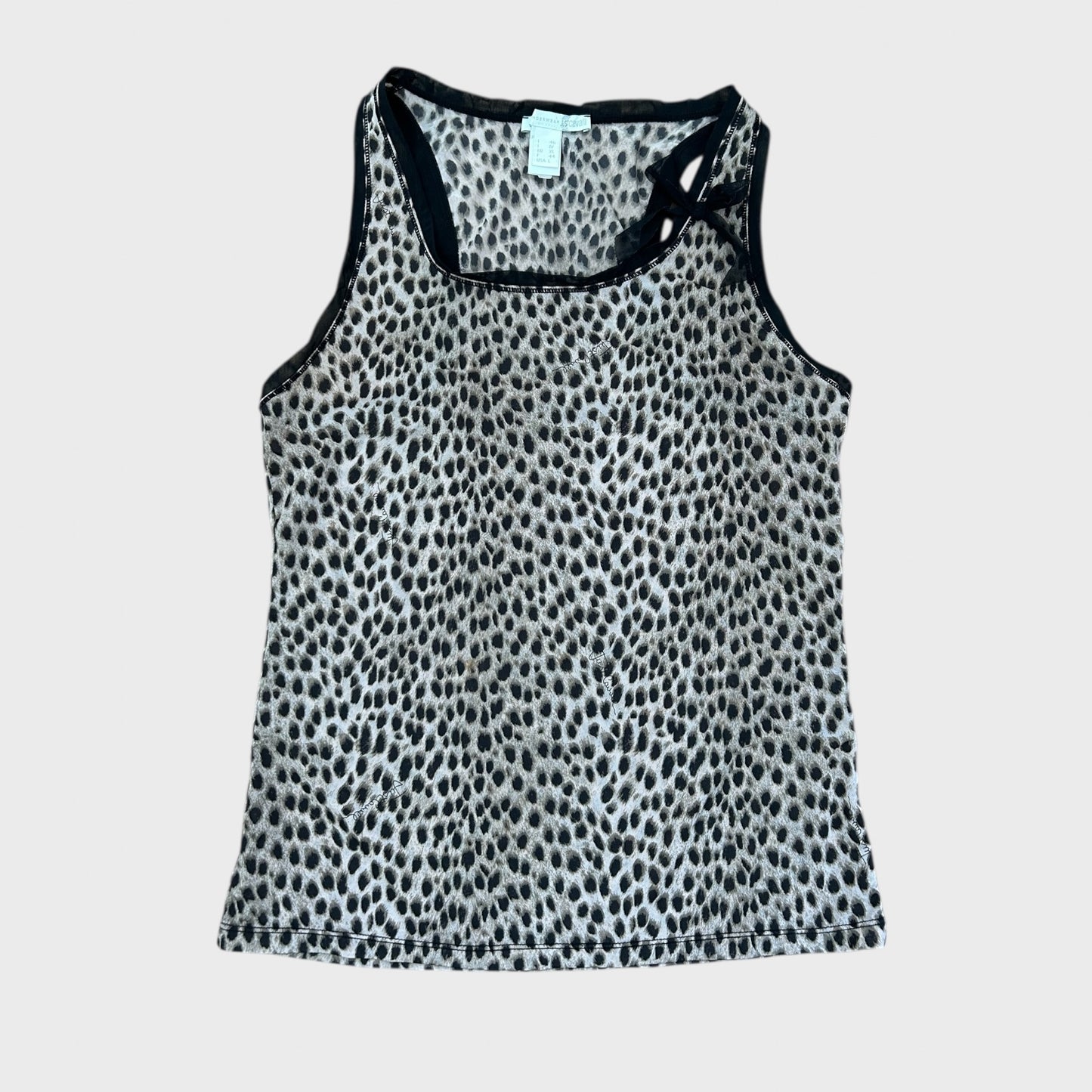 Roberto Cavalli Cheetah Print Tank - M