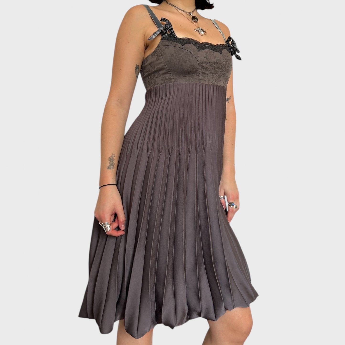 Cop Copine Pleated Mini Dress - Size S