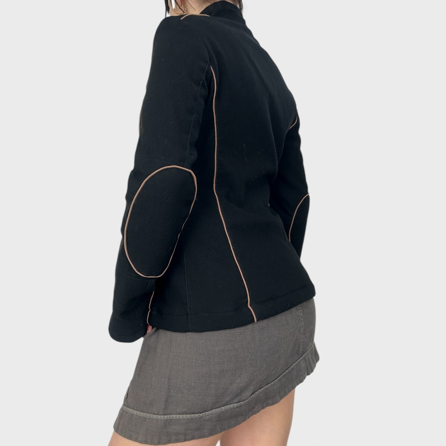 Dolce & Gabbana Black Fitted Jacket - S