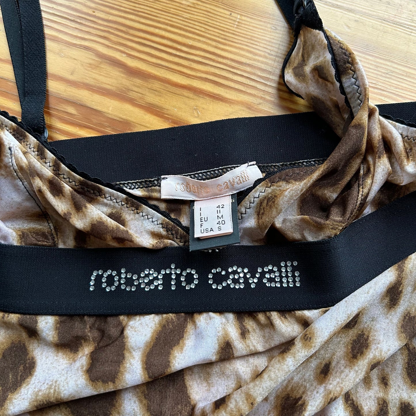Roberto Cavalli Cheetah Print Cami - XS/S