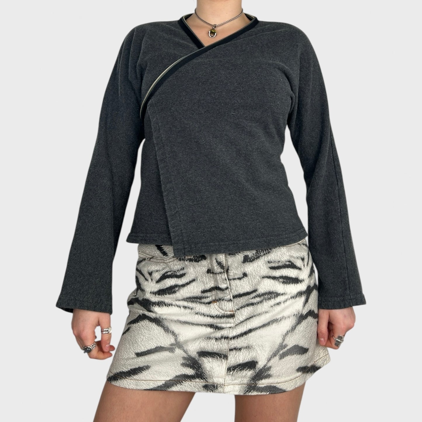 Cop Copine Long Sleeve Wrap Top - S/M