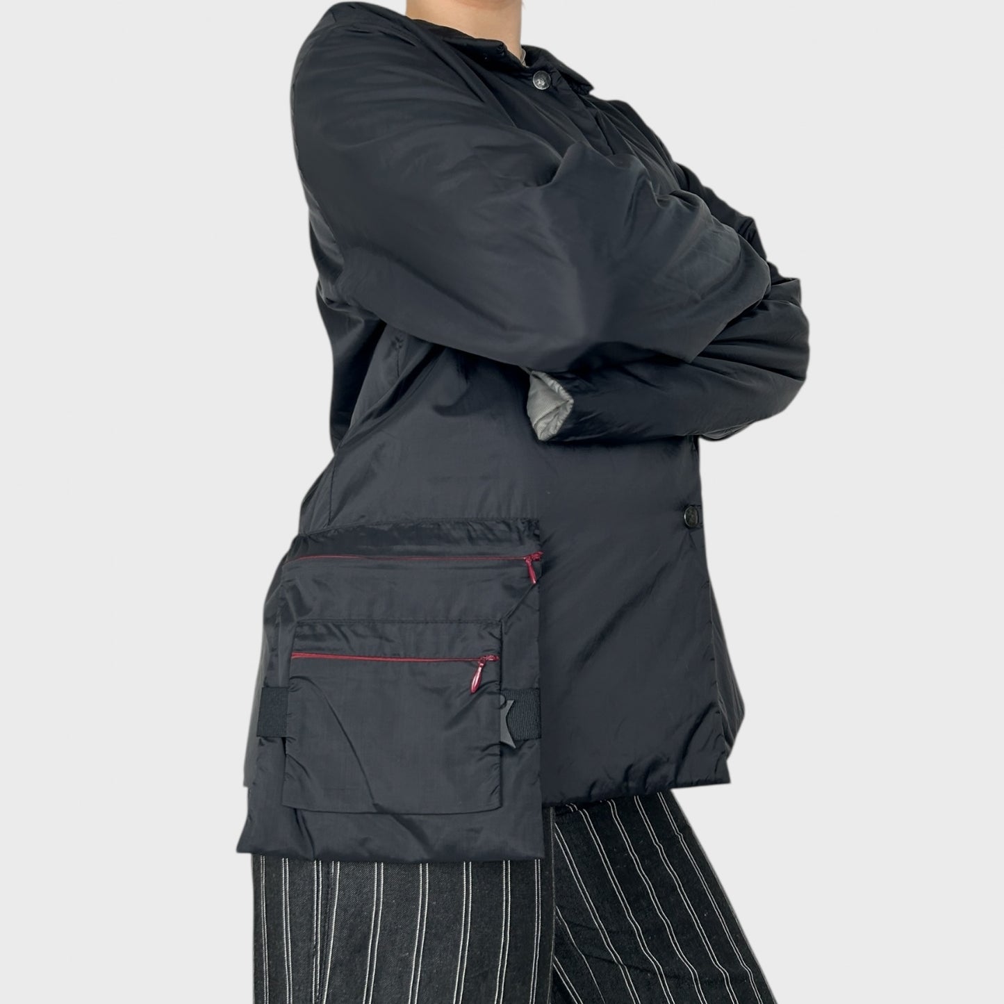 Cop Copine Puffer with Bag Pocket Detail - M