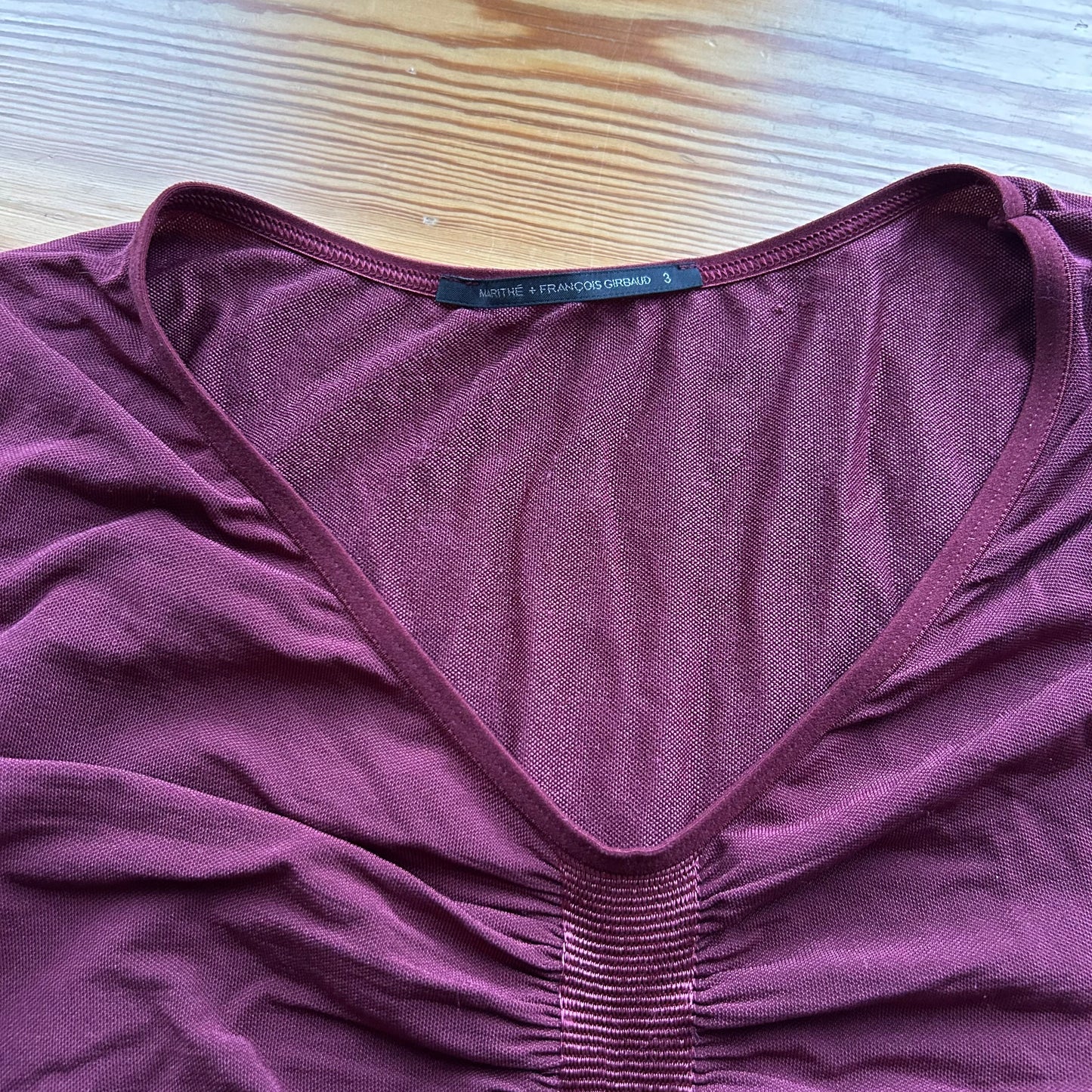 Marithé + François Girbaud Slinky Long Sleeve Top - M
