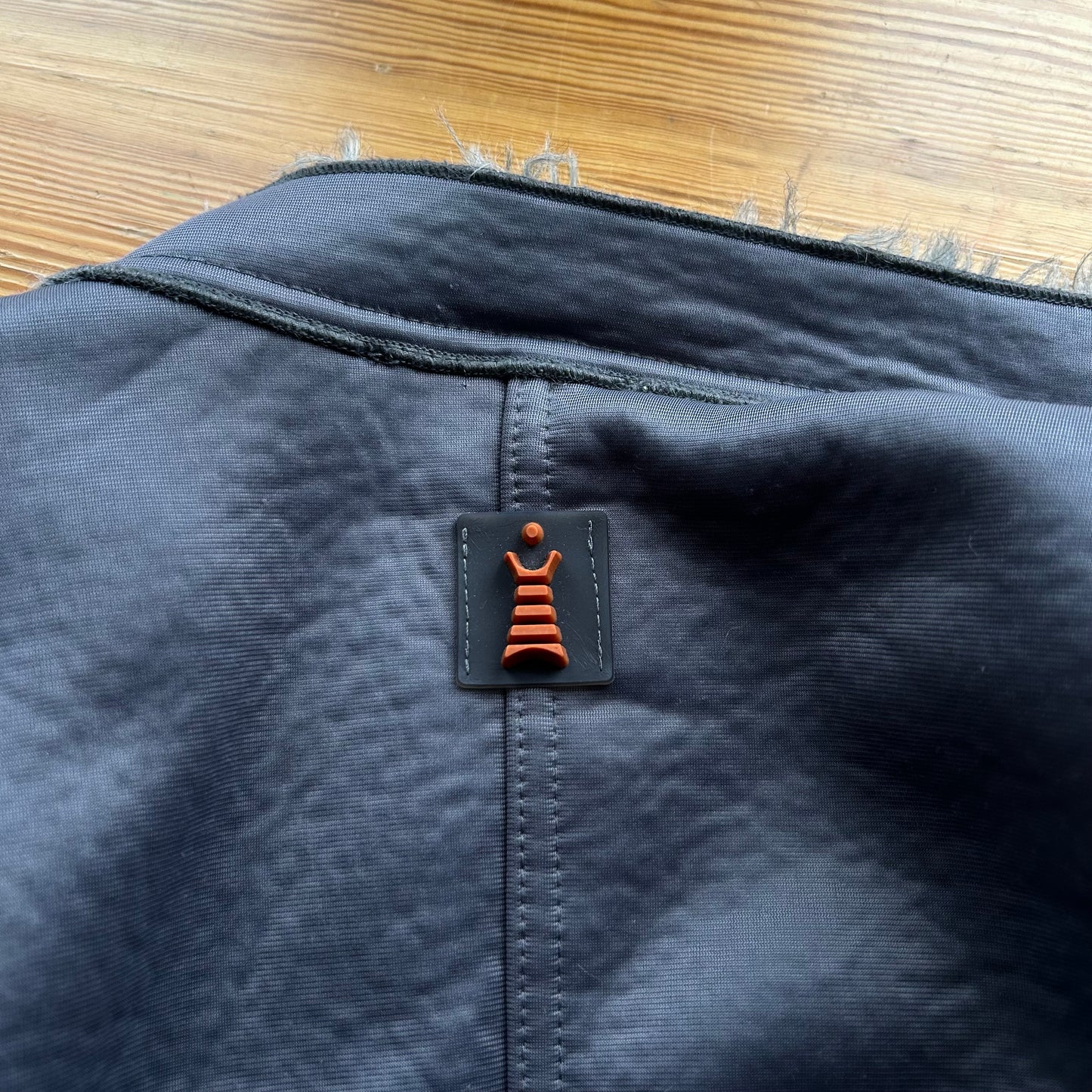 Cop Copine Grey Fur Lined Zip Up Jacket - S/M