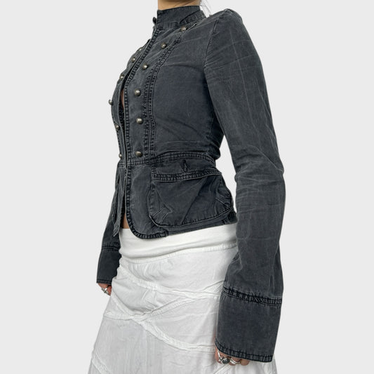 Vintage Military Style Jacket - XS