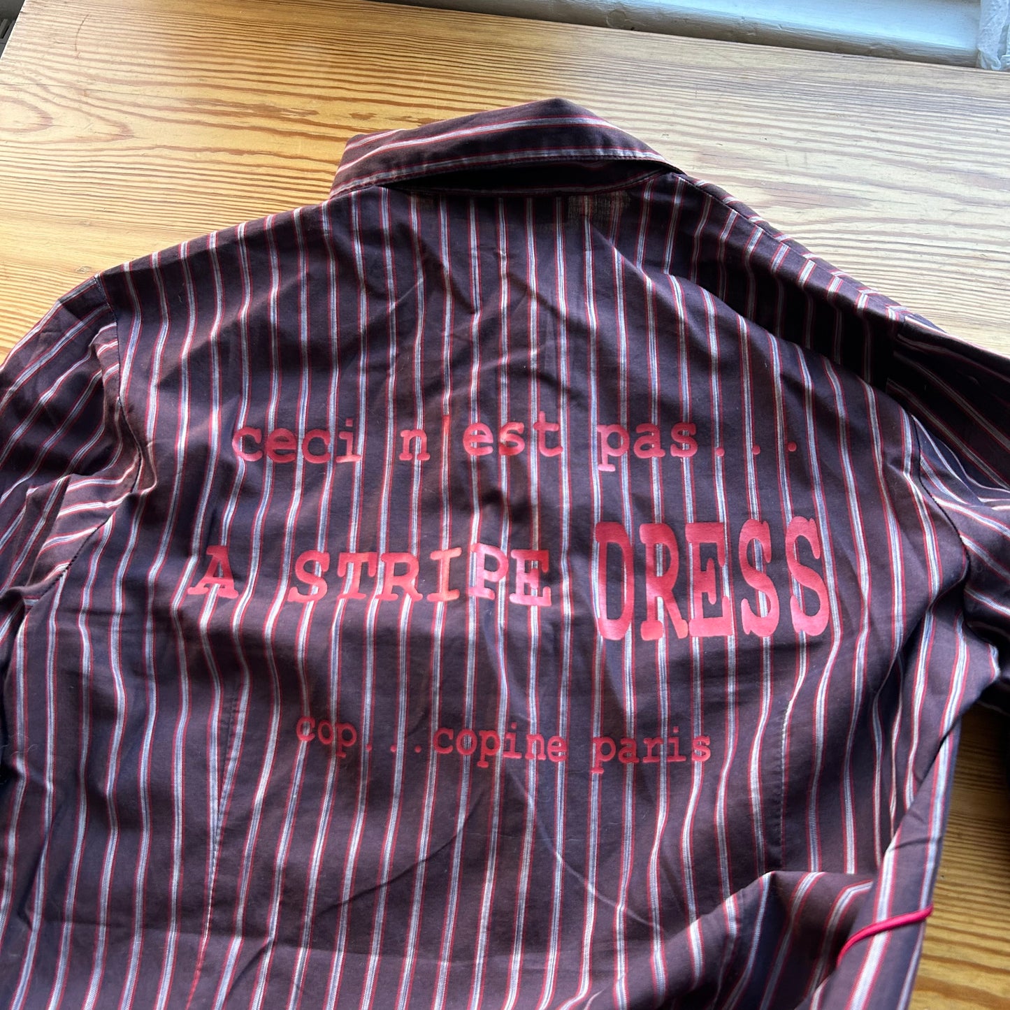 Cop Copine Striped Button Maxi Dress - S