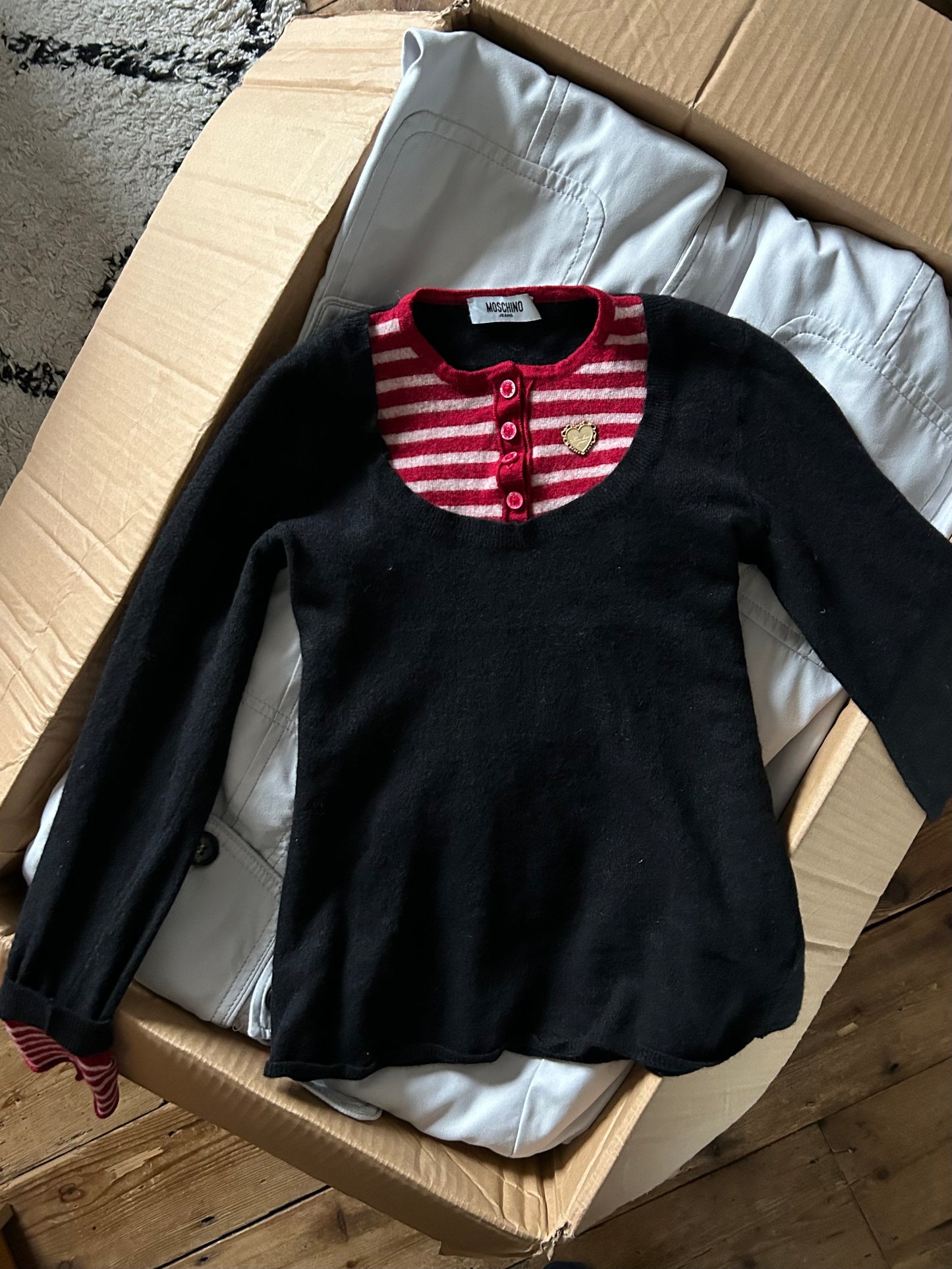 Moschino Stripe Knit Jumper - XS/S