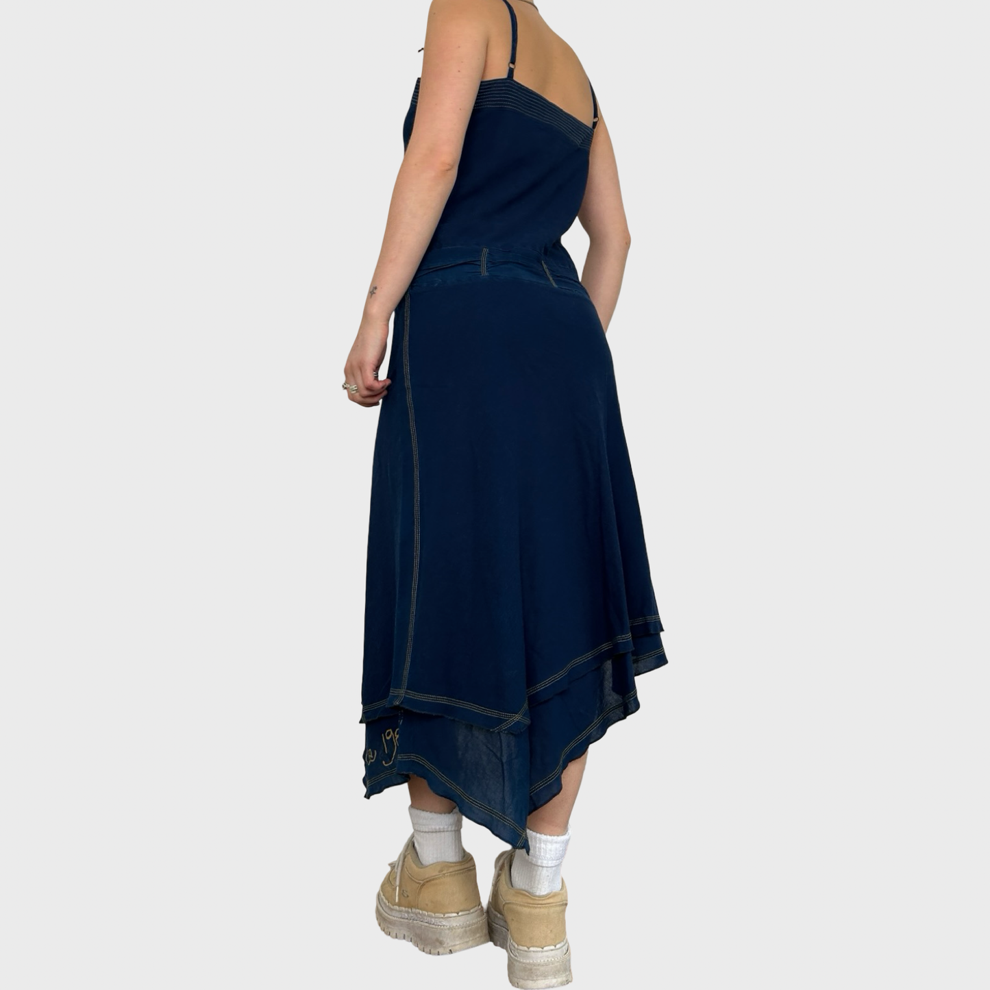 Cop Copine Navy Summer Dress - L