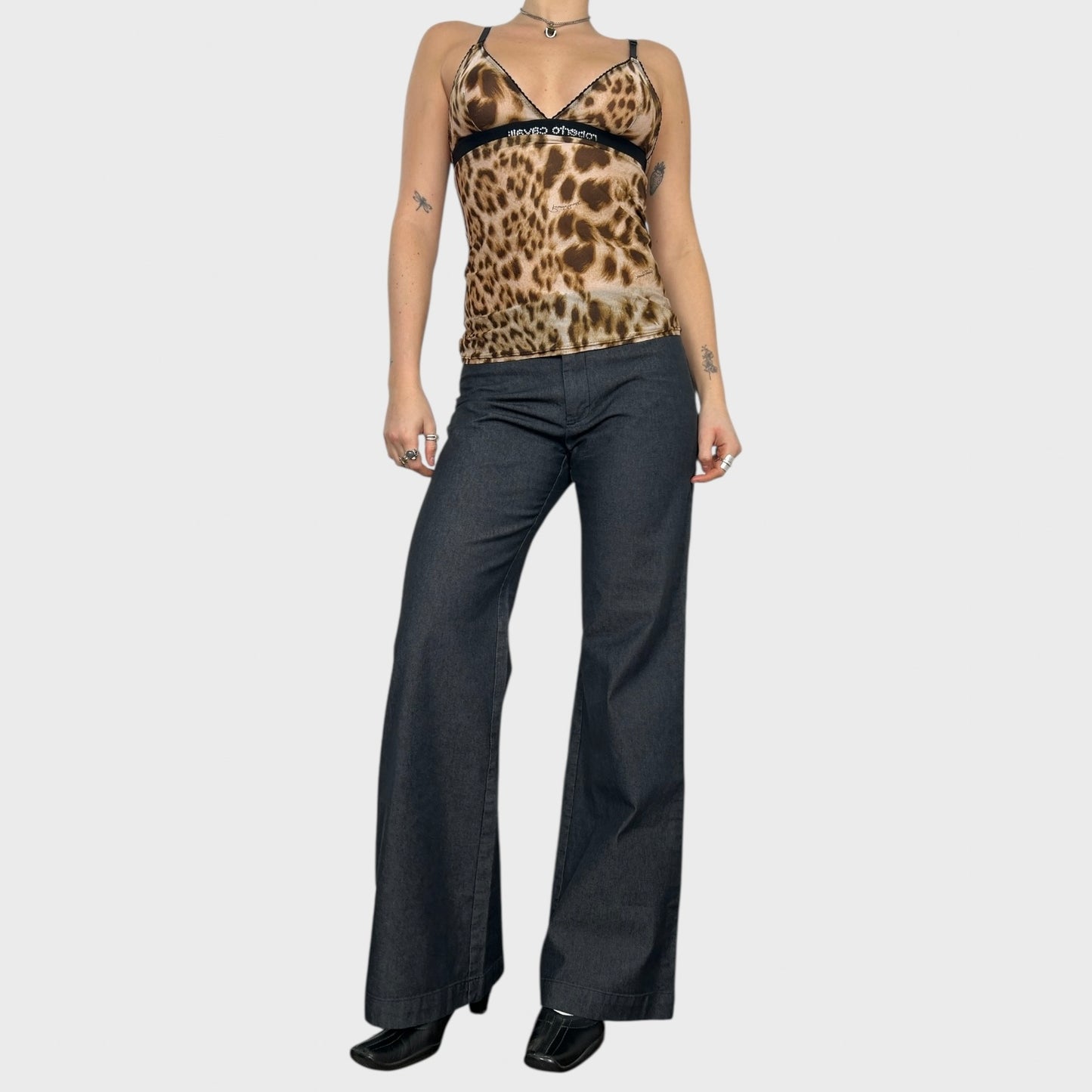 Cop Copine Wide Leg Trousers - M